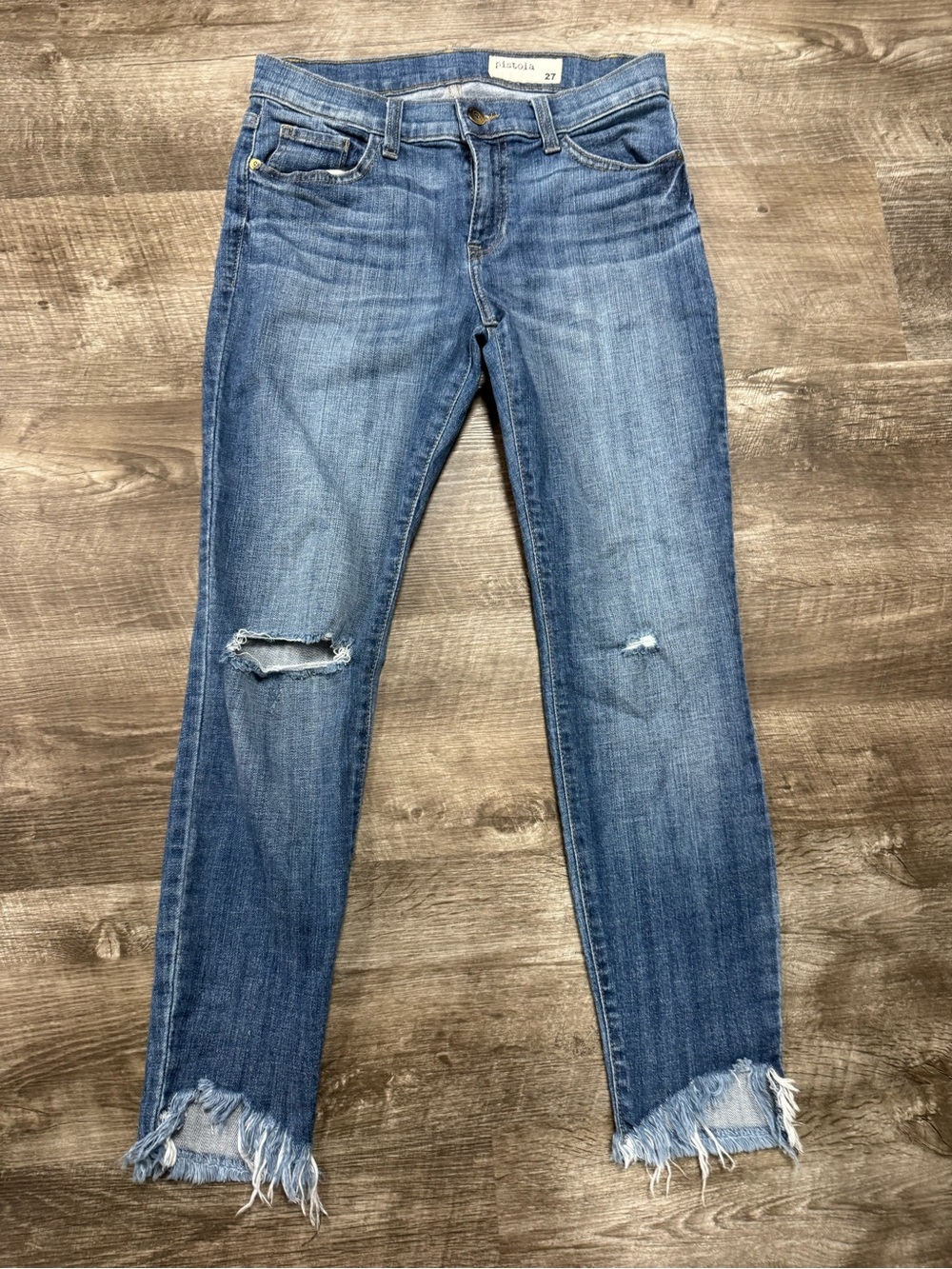 Pistola Blue Skinny Jeans Size 27